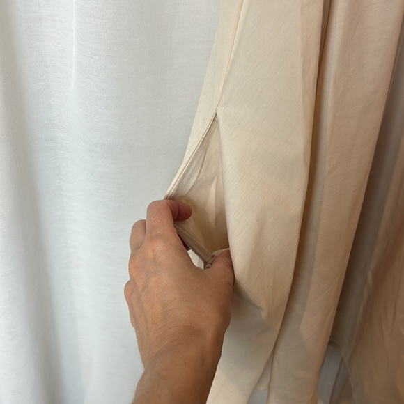 Babydoll cotton blend dress pockets size 6 - Picture 4 of 7